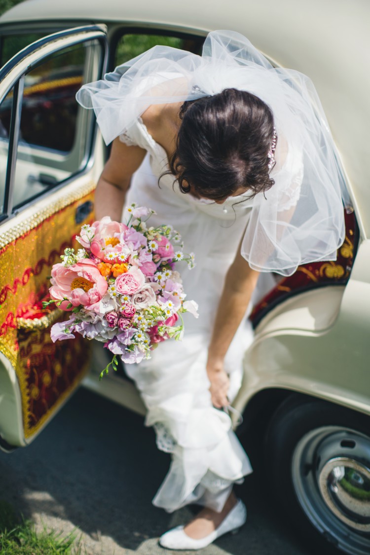 brides bouquet by jenny fleur
