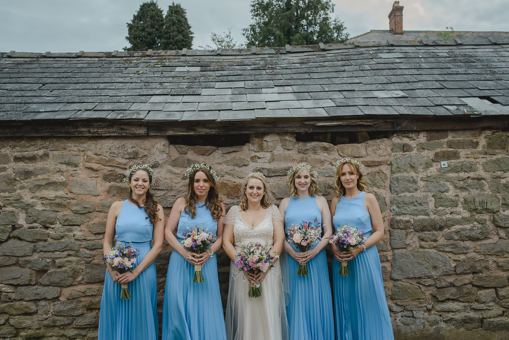 rustic wedding at Lyde Court